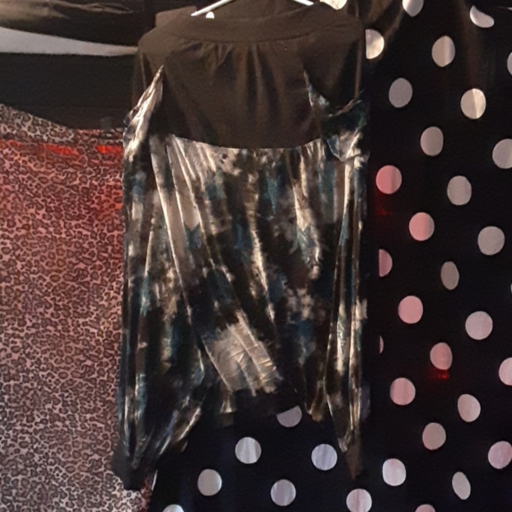 Tie Dye Star Harem Pants one size